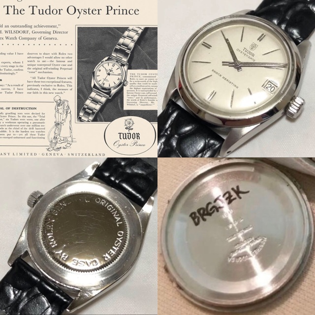 Tudor(チュードル)の珍品　ダウンライト文字盤　 小薔薇　オイスター デート　少々難あり メンズの時計(腕時計(アナログ))の商品写真