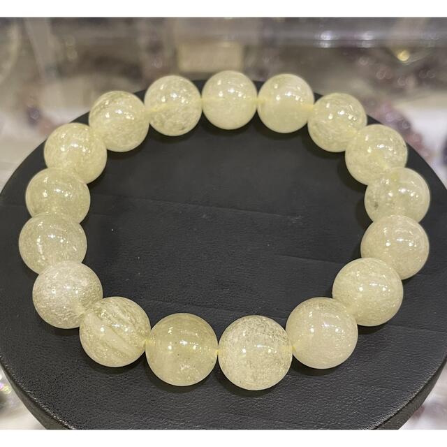 プレミアム!最高グレード!宝石質リビアングラスブレスレット5.6mm