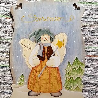 ◆美品◆トールペイント　雪だるま(その他)