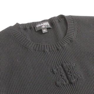 シャネル 半袖セーター サイズ42 L - 黒