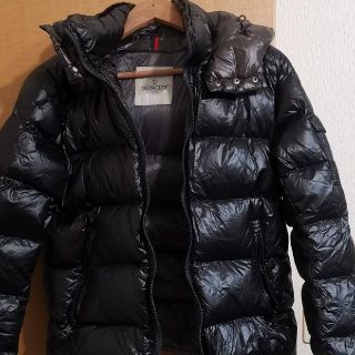 モンクレール(MONCLER)のモンクレール　正規品　ジン　シャイニーブラック　希少サイズ0(ダウンジャケット)