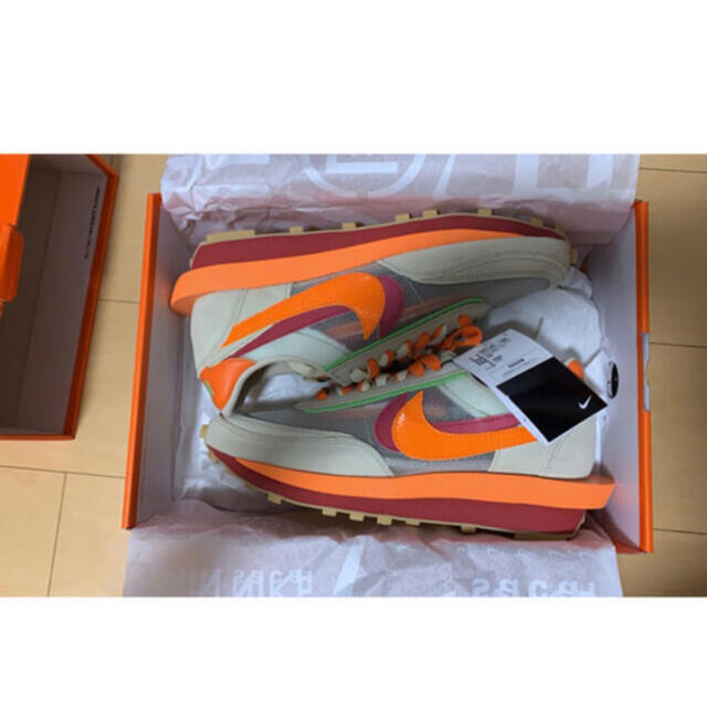 CLOT SACAI NIKE LDワッフル ORANGEBLAZE  27