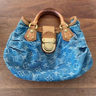 ルイヴィトン(LOUIS VUITTON)のLOUIS VITTON デニム　プリーティ　ハンドバッグ(ショルダーバッグ)