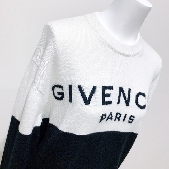 GIVENCHY(ジバンシィ)のgivenchy  ジバンシー　ロゴデザイン　カシミヤ　セーター　ニット レディースのトップス(ニット/セーター)の商品写真