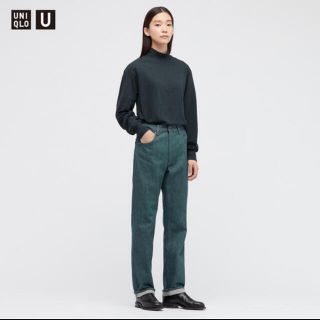 ユニクロ(UNIQLO)のヒートテック　コットン　モックネックT(カットソー(長袖/七分))