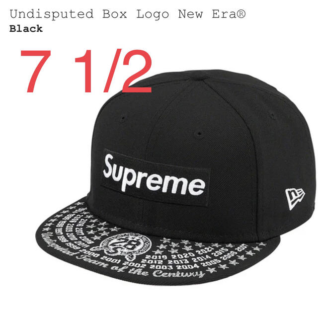 帽子Supreme Undisputed Box Logo New Era
