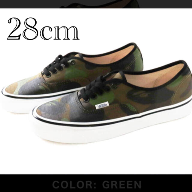 BAPE® X VANS 1ST CAMO AUTHENTIC  28cm