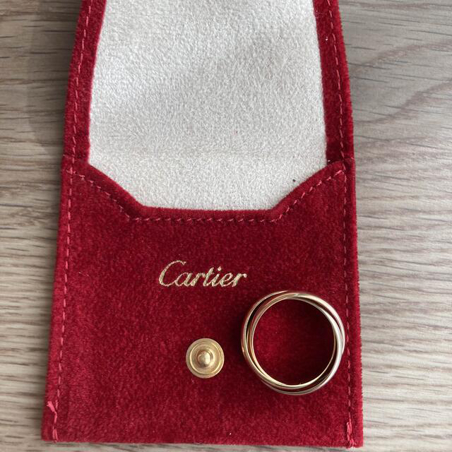 Cartier(カルティエ)のカルティエ トリニティリング K18リング 54 14号 スリーカラー レディースのアクセサリー(リング(指輪))の商品写真