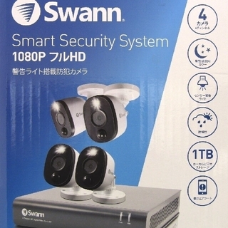 Swann セキュリティシステム SWDVK-445804WL-JP　カメラ4台