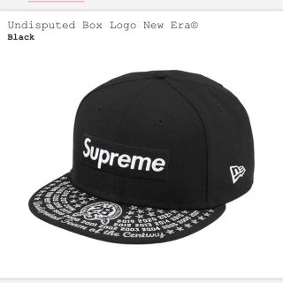 シュプリーム(Supreme)のSUPREME Boxlogo New Era BLACK7-1/4(キャップ)