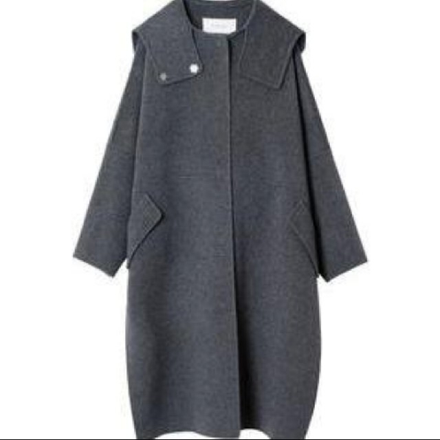 LE CIEL BLEU(ルシェルブルー)のyk様専用  Hooded Over Coat  フーデッドコート レディースのジャケット/アウター(ロングコート)の商品写真