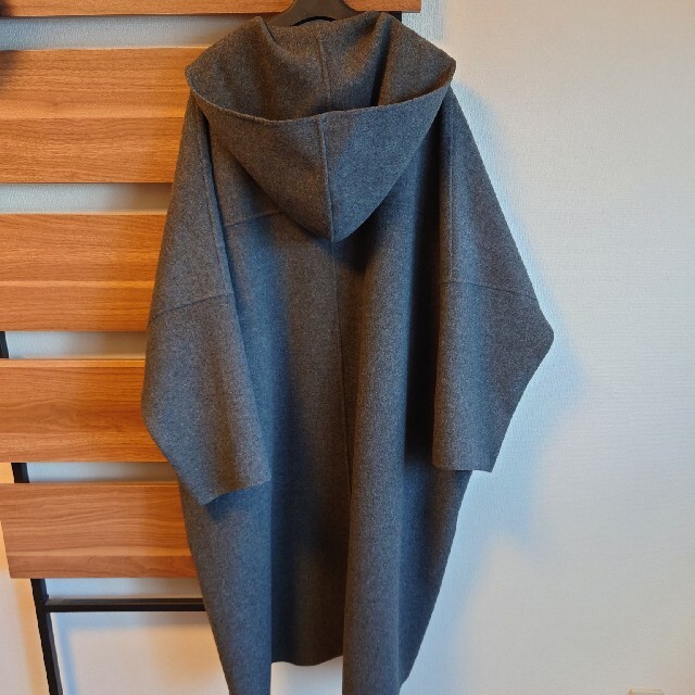 LE CIEL BLEU(ルシェルブルー)のyk様専用  Hooded Over Coat  フーデッドコート レディースのジャケット/アウター(ロングコート)の商品写真