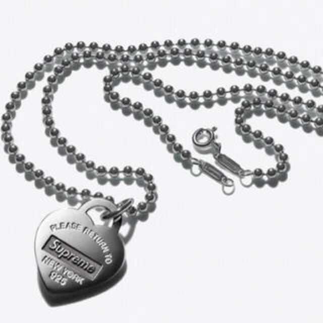 Supreme Tiffany & Co.Heart Tag Pendant