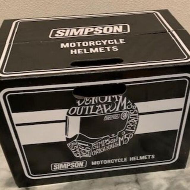 SIMPSON(シンプソン)のSIMPSON VENOM Lサイズ　シンプソン　ヴェノム　マットブラック 自動車/バイクのバイク(ヘルメット/シールド)の商品写真