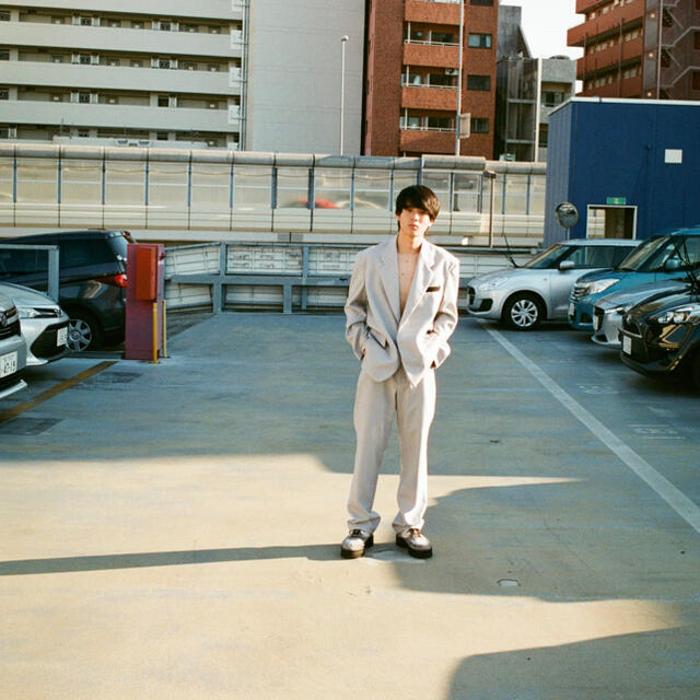 kudos 19ss blue print セットアップ グレー