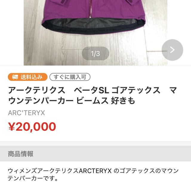 ARC'TERYX(アークテリクス)のアークテリクス メンズのジャケット/アウター(マウンテンパーカー)の商品写真