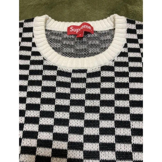Supreme(シュプリーム)のSupreme Back Logo Sweater Checkerboard メンズのトップス(ニット/セーター)の商品写真