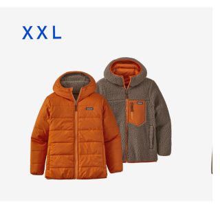 パタゴニア(patagonia)の新品パタゴニア★XXL ボーイズ リバーシブル レディ フレディ フーディ(ブルゾン)