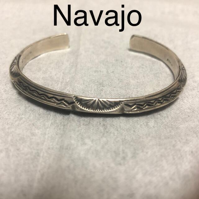 【特別訳あり特価】Navajo ナバホ バングル ヴィンテージ sterling シルバー925