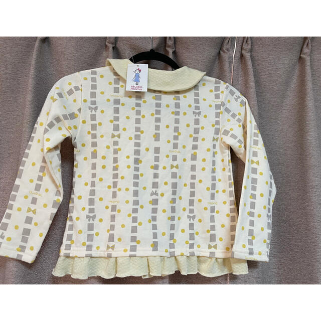 SPY(スパイ)の【未使用】130女児　カットソー　studio momo キッズ/ベビー/マタニティのキッズ服女の子用(90cm~)(Tシャツ/カットソー)の商品写真