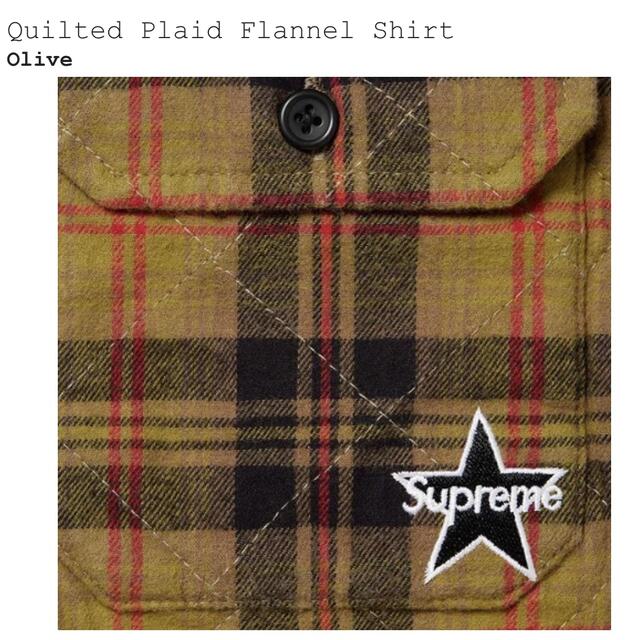 Supreme(シュプリーム)の新品 supreme flannel shirt olive mサイズ メンズのトップス(シャツ)の商品写真