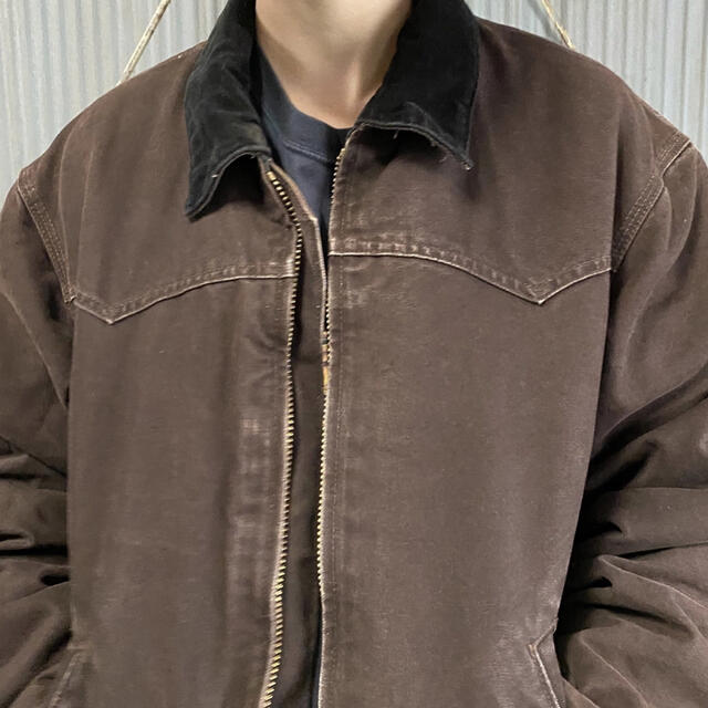 carhartt - Carhartt カーハート サンタフェジャケット ブラウン carhartt - Carhartt カーハート サンタフェジャケット ブラウン