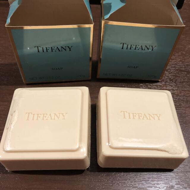 Tiffany & Co.(ティファニー)の未使用新品　2個セット　ティファニー　ソープ　石鹸　標準重量100g コーセー コスメ/美容のボディケア(ボディソープ/石鹸)の商品写真