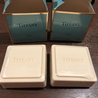 ティファニー(Tiffany & Co.)の未使用新品　2個セット　ティファニー　ソープ　石鹸　標準重量100g コーセー(ボディソープ/石鹸)