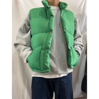 NORTH FACE 70s ダウンベスト 茶タグ XL-