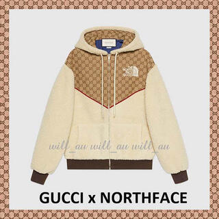 グッチ(Gucci)のGUCCI THE NORTH FACE ボアパーカー　フリース(ブルゾン)