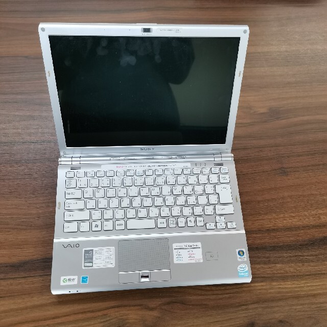 VAIO(バイオ)のSONY VAIO celeron575 2GB windows vista スマホ/家電/カメラのPC/タブレット(ノートPC)の商品写真