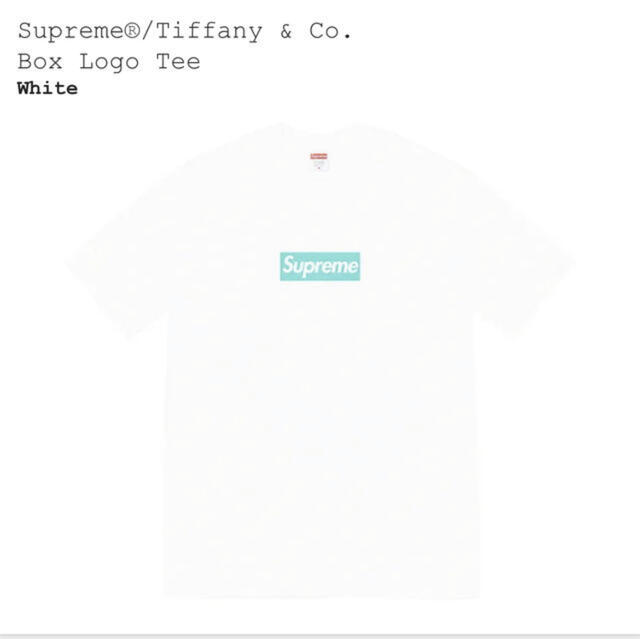 Tシャツ/カットソー(半袖/袖なし) Supreme - Supreme / Tiffany & Co. Box Logo Tee