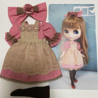 ブライス♡作家様ピンクエプロンワンピース(その他)