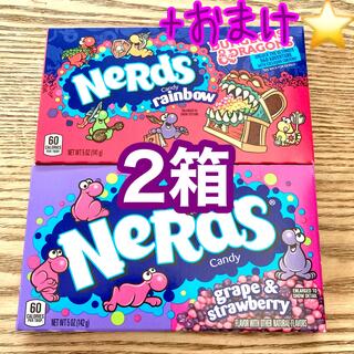 NeRds ナーズ　キャンディ　日本未入荷 レインボー　グレープ　2箱　asmr(菓子/デザート)