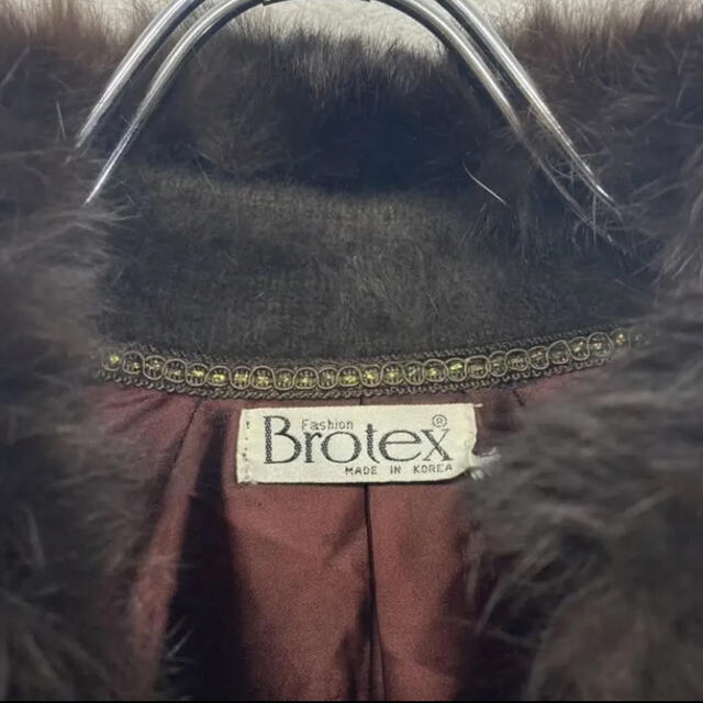 B1  Brotex アンゴラ　ウサギ　毛　ファーコート　ラビットファー 3