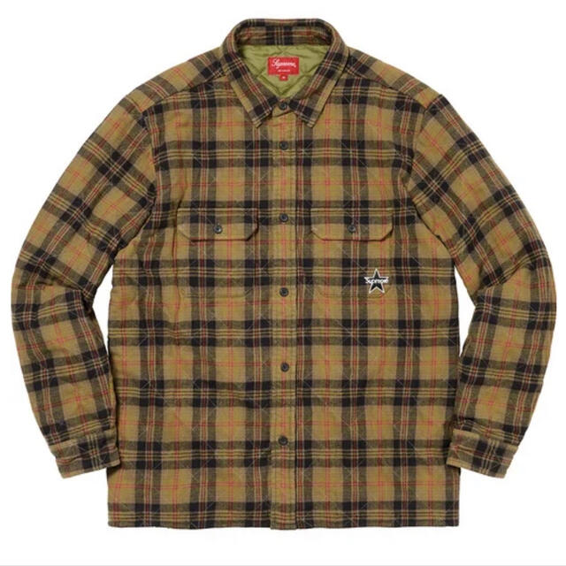 Supreme Quilted Plaid Flannel Shirt S