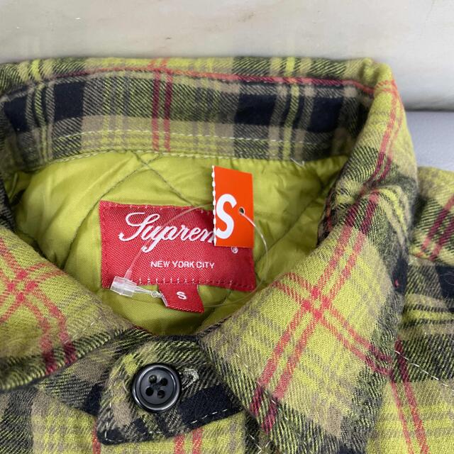 Supreme Quilted Plaid Flannel Shirt S 2