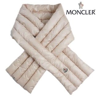 モンクレール(MONCLER)の新品 モンクレール ダウンマフラー ライトピンク(マフラー/ショール)