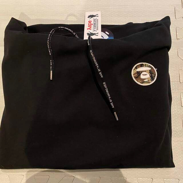 A BATHING APE - AAPE BY A BATHING APE パーカー HOODIE 黒 2XLの通販