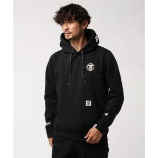 アベイシングエイプ(A BATHING APE)のAAPE BY A BATHING APE パーカー HOODIE 黒 2XL(パーカー)