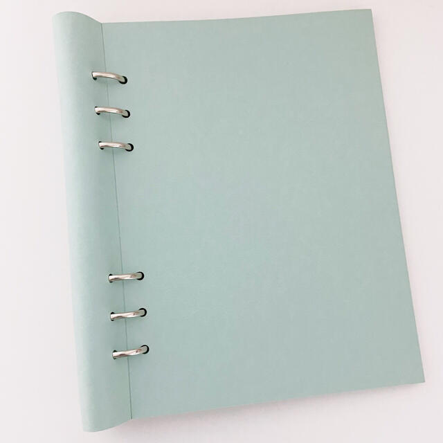 Filofax(ファイロファックス)のFilofax ファイロファックス クリップブック A5 ミント インテリア/住まい/日用品の文房具(ファイル/バインダー)の商品写真