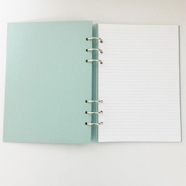 Filofax(ファイロファックス)のFilofax ファイロファックス クリップブック A5 ミント インテリア/住まい/日用品の文房具(ファイル/バインダー)の商品写真