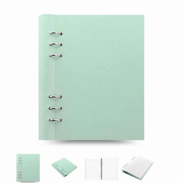 Filofax(ファイロファックス)のFilofax ファイロファックス クリップブック A5 ミント インテリア/住まい/日用品の文房具(ファイル/バインダー)の商品写真