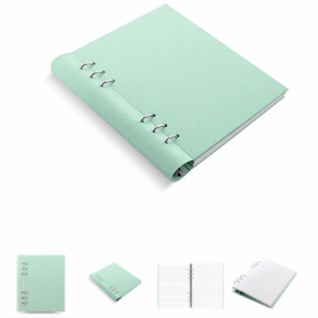 Filofax(ファイロファックス)のFilofax ファイロファックス クリップブック A5 ミント インテリア/住まい/日用品の文房具(ファイル/バインダー)の商品写真