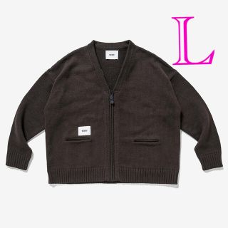 ダブルタップス(W)taps)のWTAPS 21AW PALMER SWEATER ブラウン L(カーディガン)