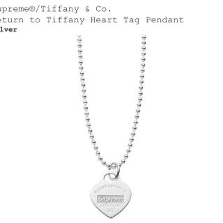 ティファニー(Tiffany & Co.)の Supreme Tiffany Heart Tag Pendant(ネックレス)