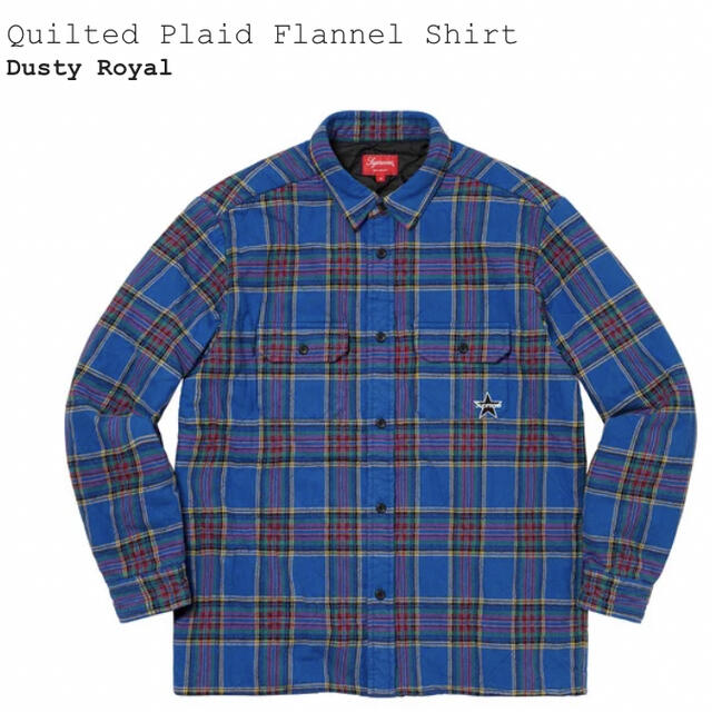 Supreme - 【Mサイズ送料込】Quilted Plaid Flannel Shirtの通販 by ...