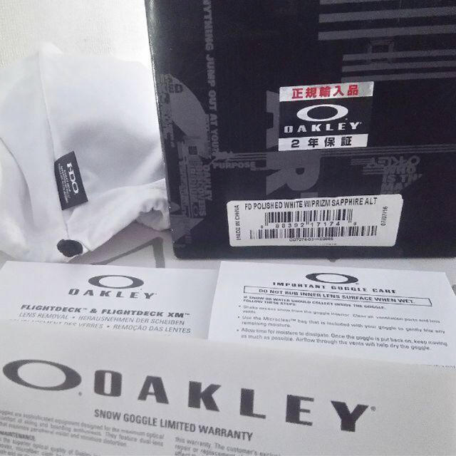 Oakley(オークリー)のオークリー  ゴーグル　フライトデッキ スポーツ/アウトドアのスノーボード(アクセサリー)の商品写真