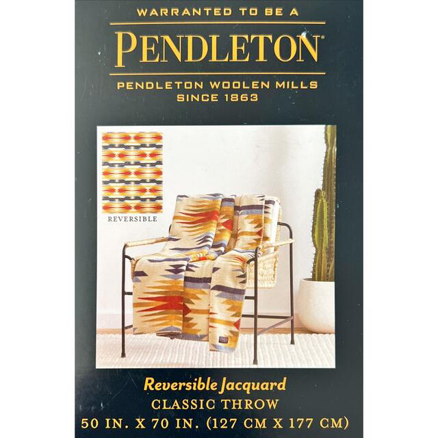 PENDLETON(ペンドルトン)のペンドルトン リバーシブル ブランケット 1枚 インテリア/住まい/日用品の寝具(毛布)の商品写真