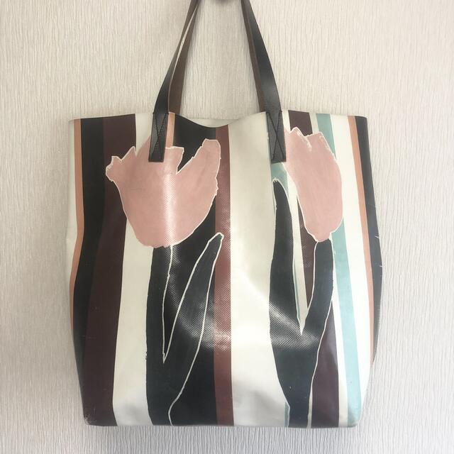 marni pvc tote bag マルニ トートバッグ チューリップ - トートバッグ